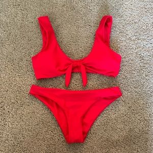 Red bikini